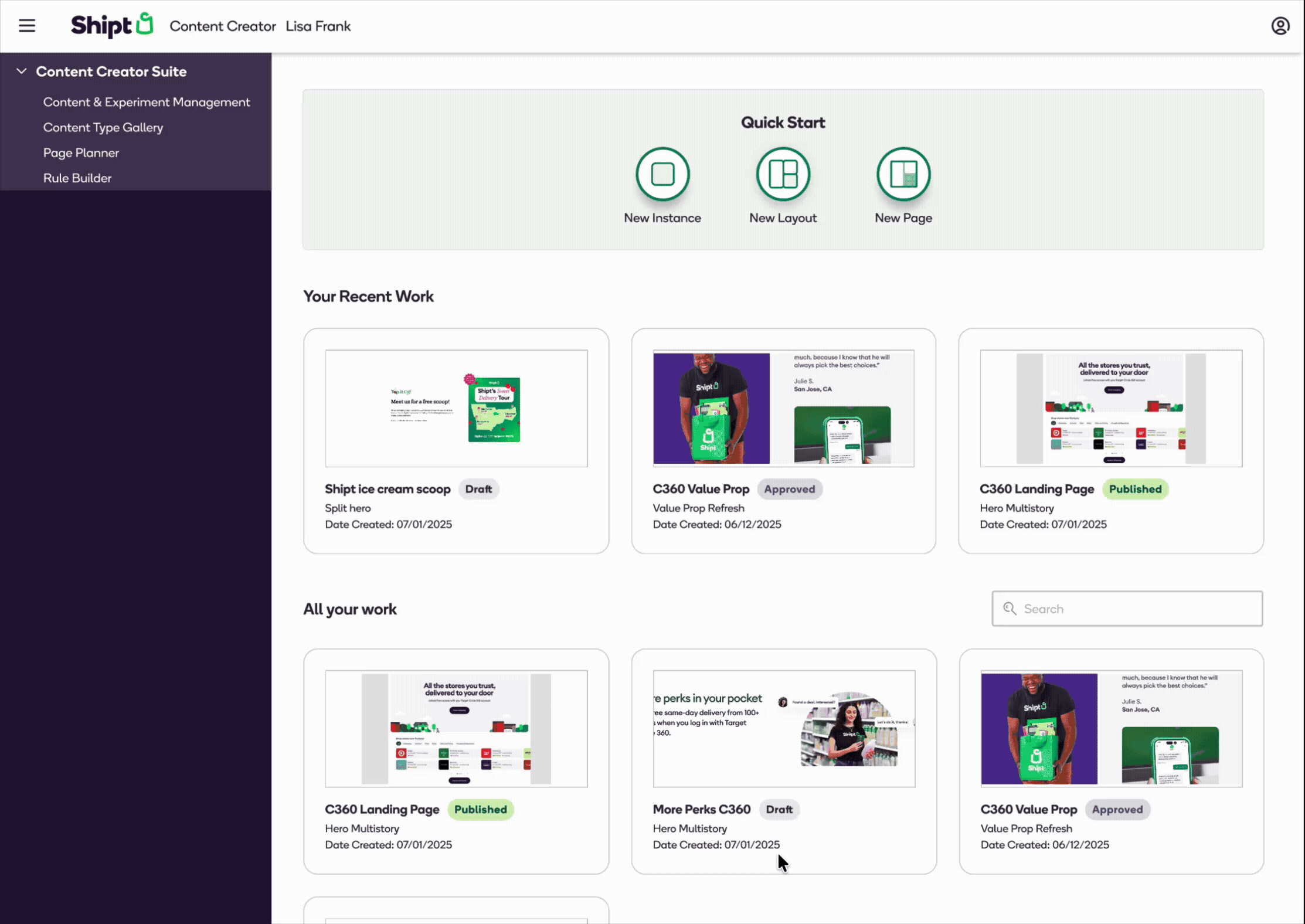 In Development prototype